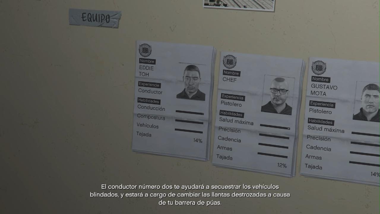 Preparación para el gran golpe (parte1)