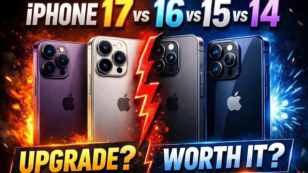 iPhone 17 Pro Max Compared to 16/15/14 — Worth Upgrading in 2026?