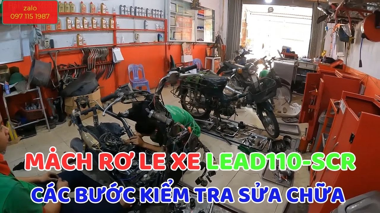 🔧 "Cách Kiểm Tra & Sửa Chữa Mạch Rơ Le Xe Lead 110 – SCR!" ⚙️🔥