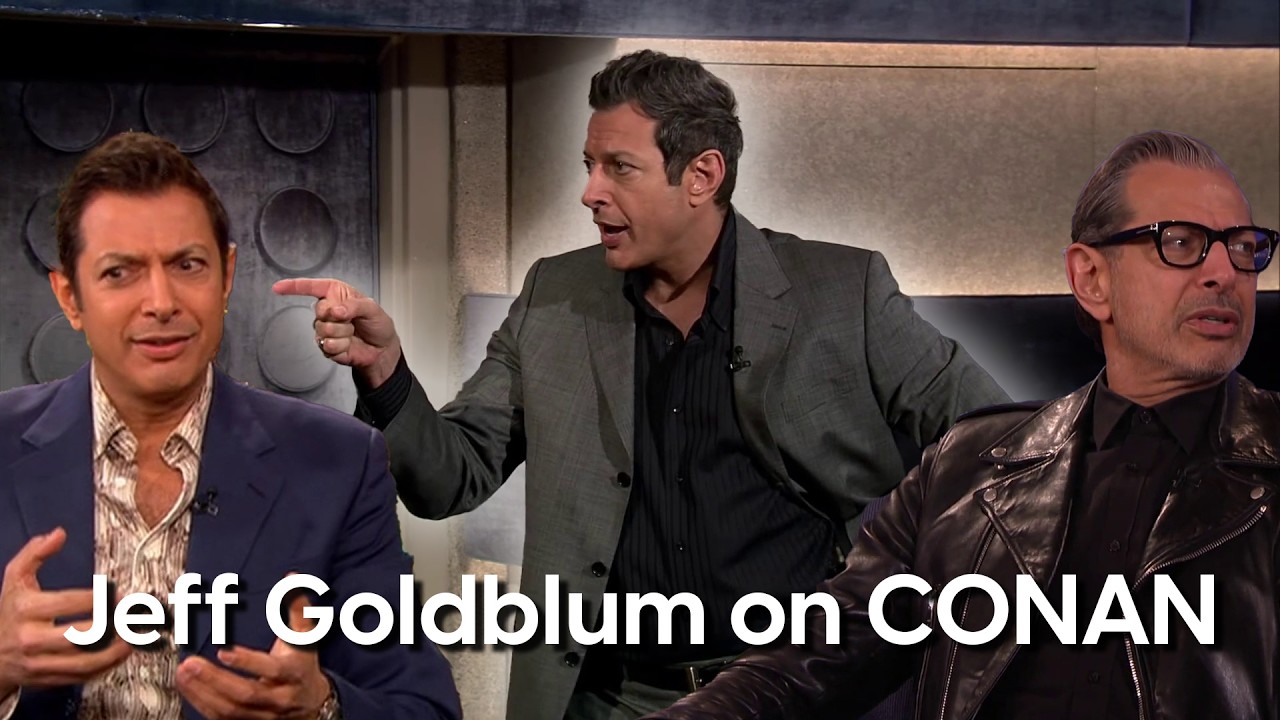 Jeff Goldblum on CONAN - A Compilation