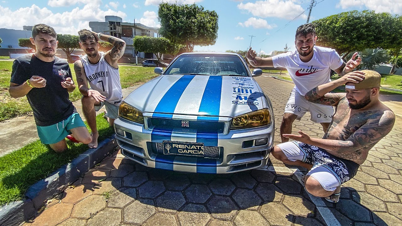 MEUS AMIGOS NÃO GOSTARAM DO TUNING NO SKYLINE GTR