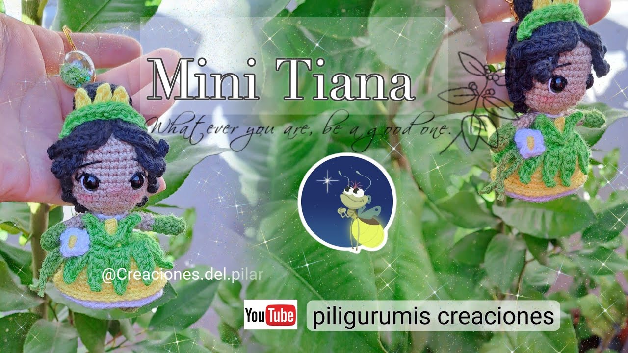 Mini tiana amigurumi Tutorial ✅️