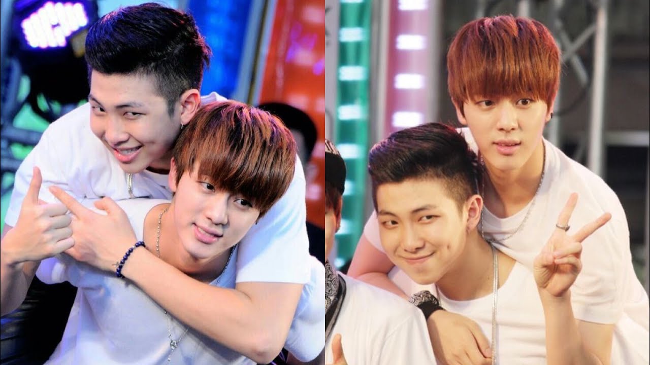 Namjin who favored each other when playing games