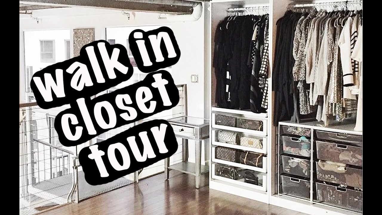 Walk In Closet Tour | Organization + Storage Ideas