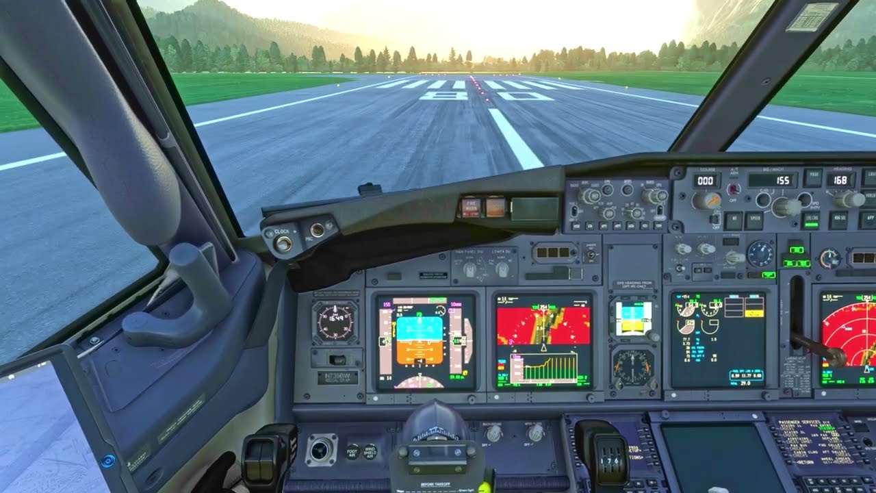 737 ultra realistic engine fire at Innsbruck Airport