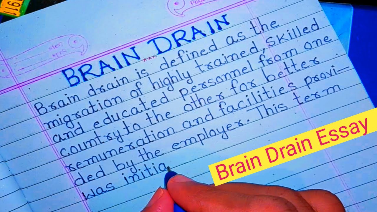 BRAIN DRAIN Essay in English