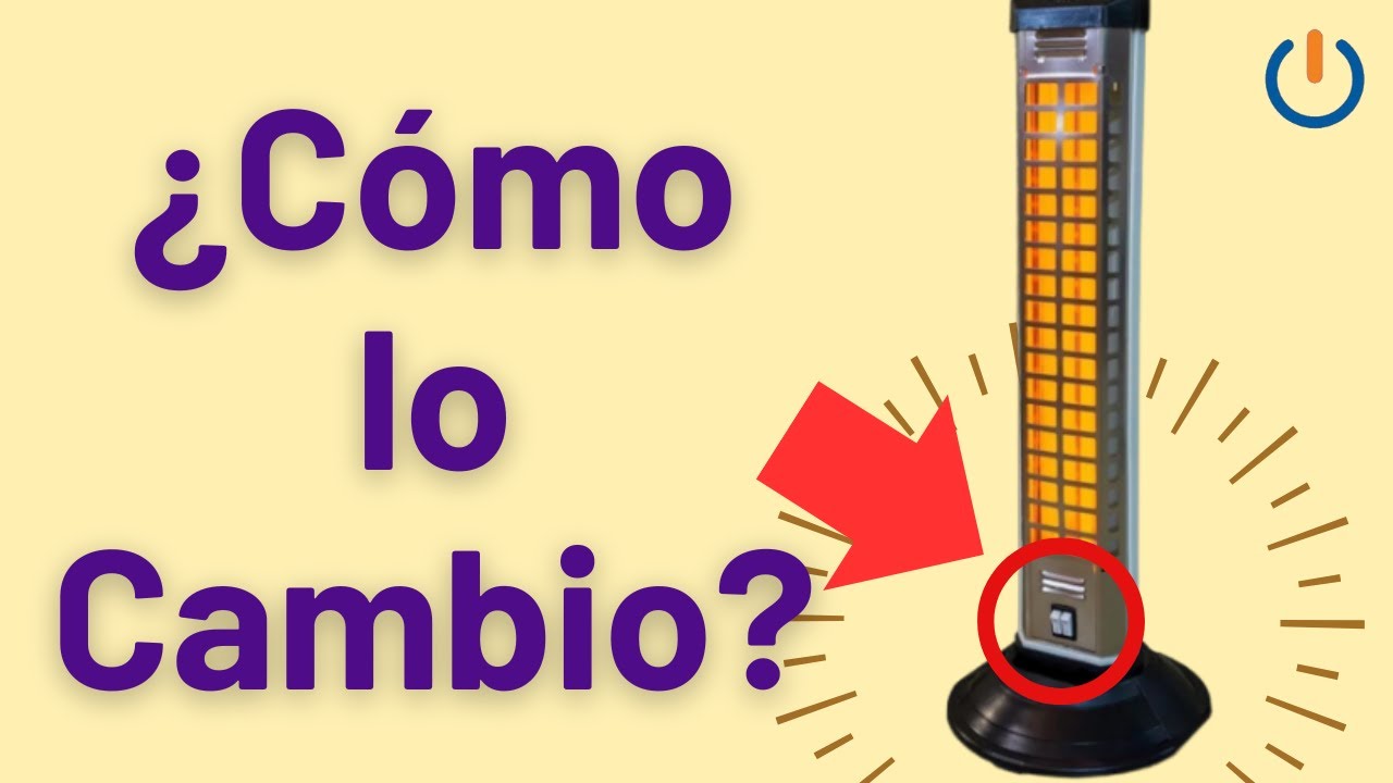 Cambio de Interruptor estufa. Mira lo fácil que es hacerlo!
