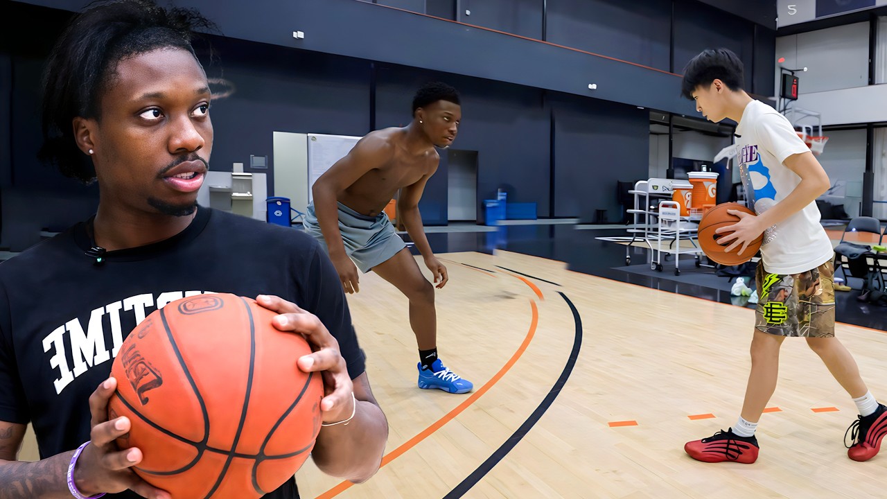 Ray Works Out With D1 Basketball Player Jaylen “JuJu” Murray!
