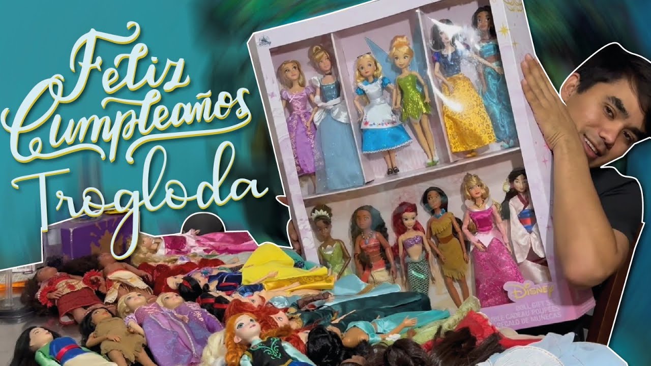 Disney Store Muñecas Princesas Set Deluxe 12 Piezas / Feliz cumpleaños a mi.