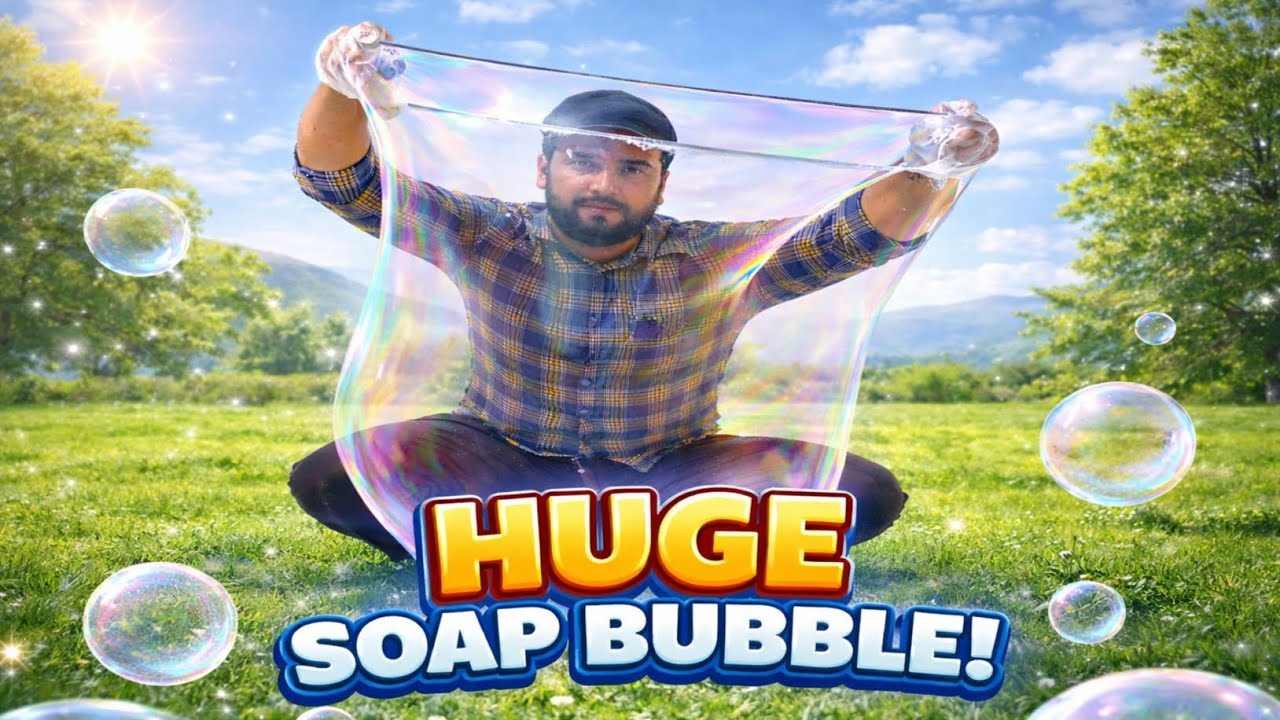World’s Biggest Soap Bubble! 🫧 Amazing Experiment | #experiment
