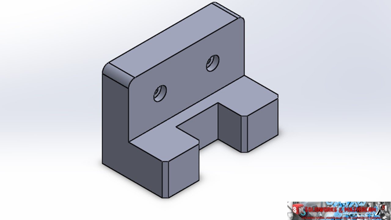 Solidworks Tutorial Sketch Model 2 - Mount Bracket