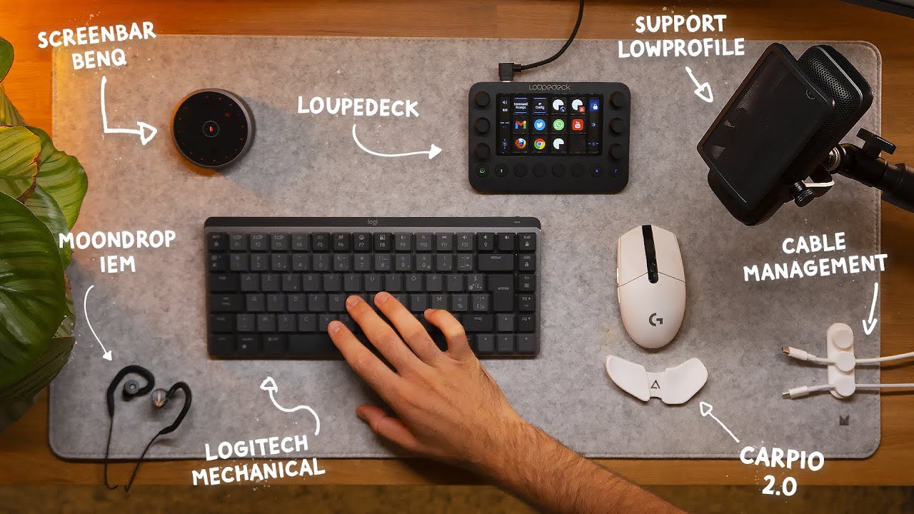 7 Accessoires de Setup de Bureau (Deltahub Carpio, Logitech MX Mini, MoonDrop CHU ...)