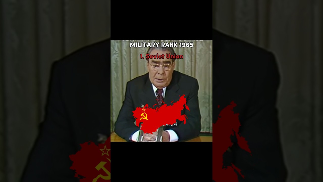 Countries Military Rank in 1965 #ranking #military #world #shorts #fyp