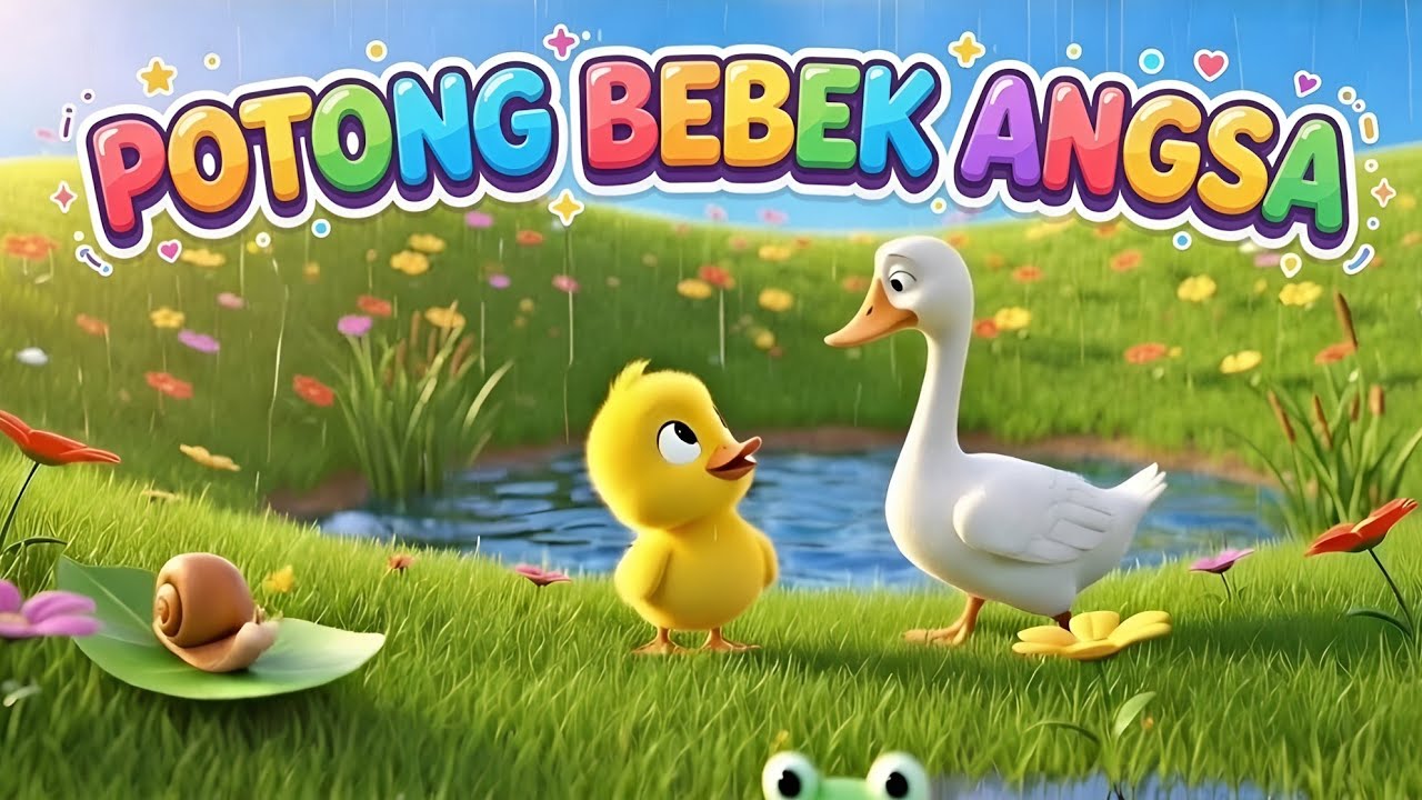 bebek Kwek Kwek | POTONG BEBEK ANGSA | lagu anak populer | lagu anak sepanjang masa | bebek berenang