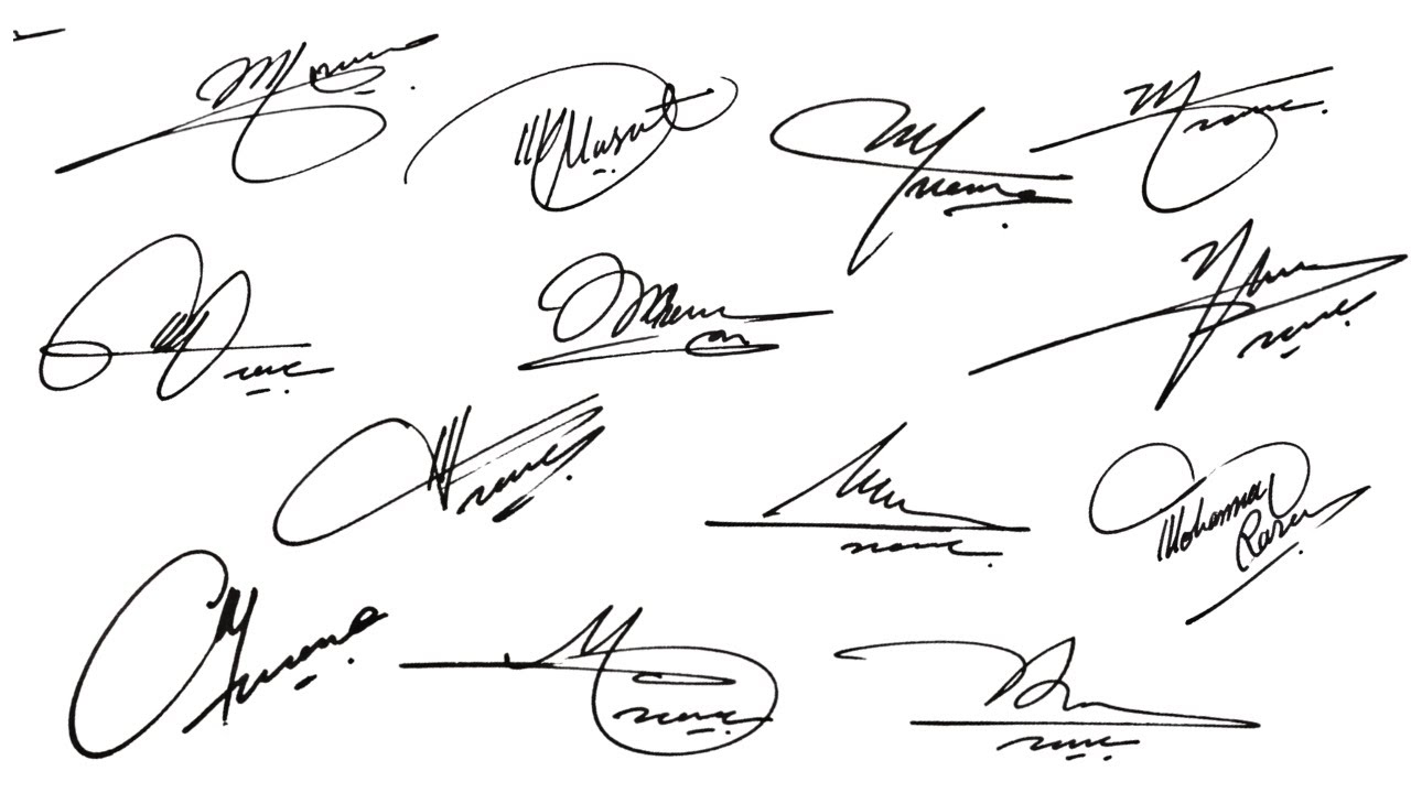 M signature style | Signature style of my name M | M signature Ideas-M design | M Short Signatures
