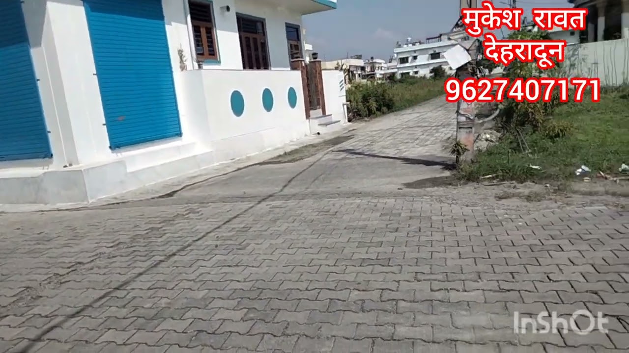 Plot for sale in Badowala, shivraj nagar,  Shimla bypass road, Dehradun.22.6X48= 121 gaj.
