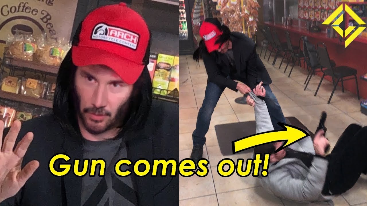 Keanu Reeves Stops A ROBBERY! - With Reuben Langdon