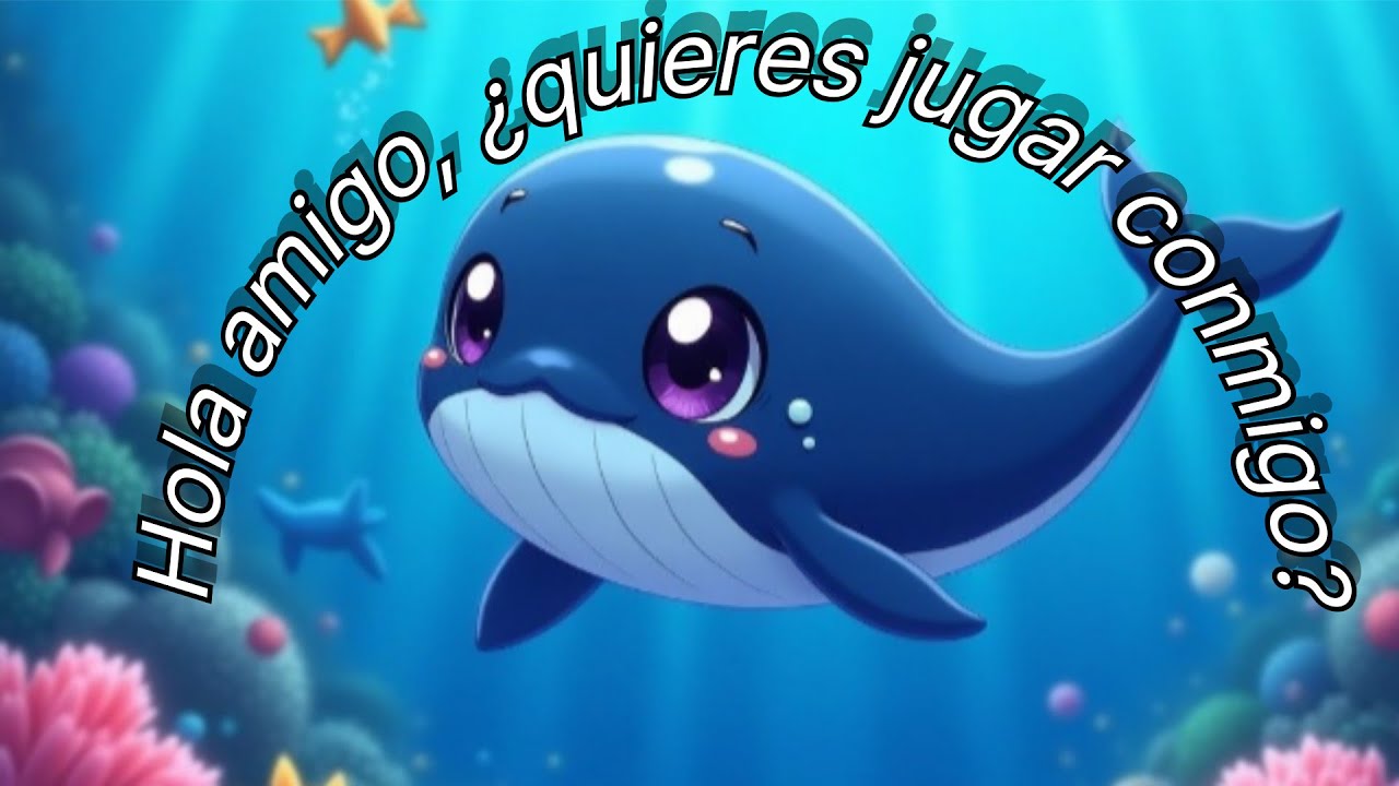 Música para Niños en Español | Ballenita juega con el agua
