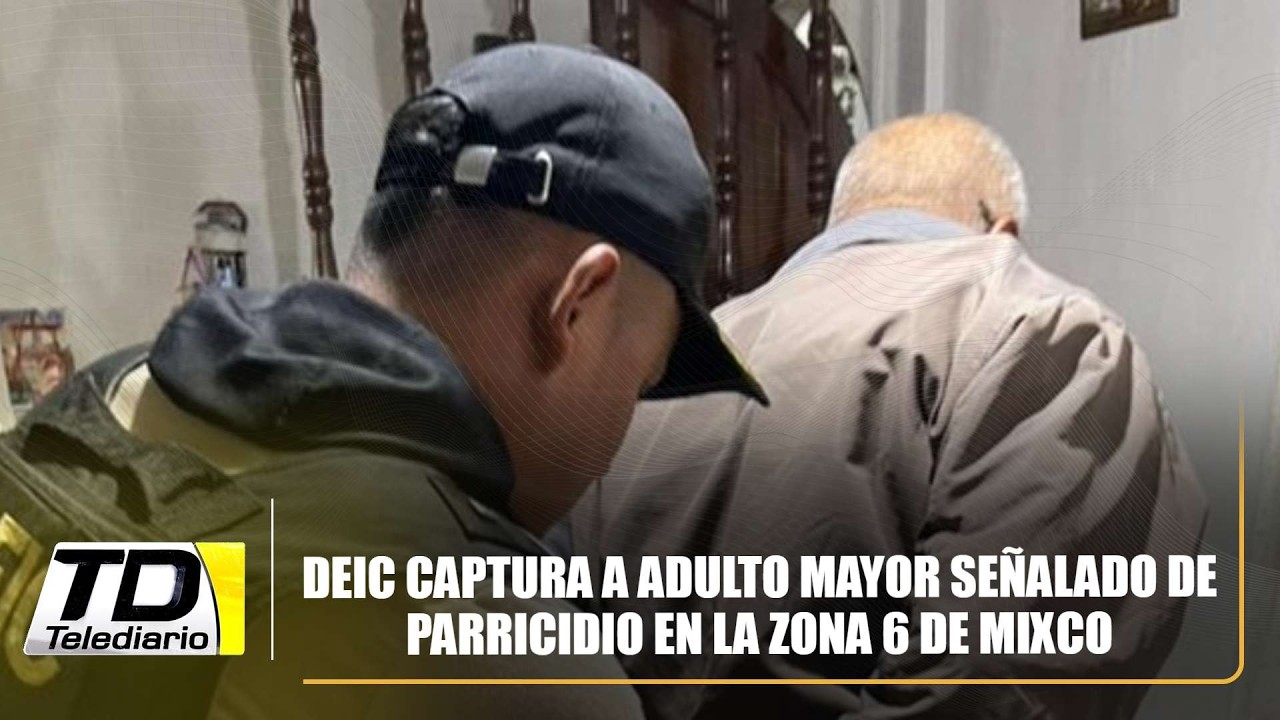 DEIC captura a adulto mayor señalado de parricidio en la zona 6 de Mixco