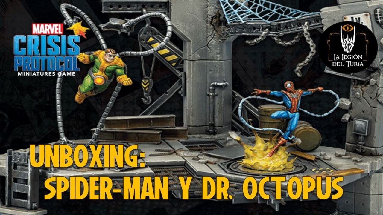 MARVEL: Crisis Protocol: Unboxing: Spider-man vs Dr Octopus.