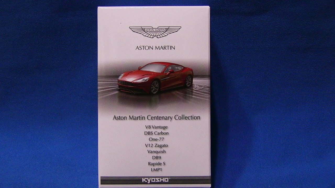 1:64 KYOSHO Aston Martin Vanquish unboxing