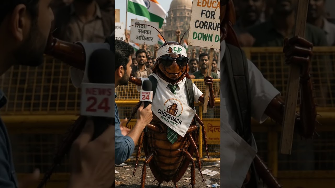 Cockroach Janta Party Started a Protest 🪳😂 | CJP Meme 2026 #memes