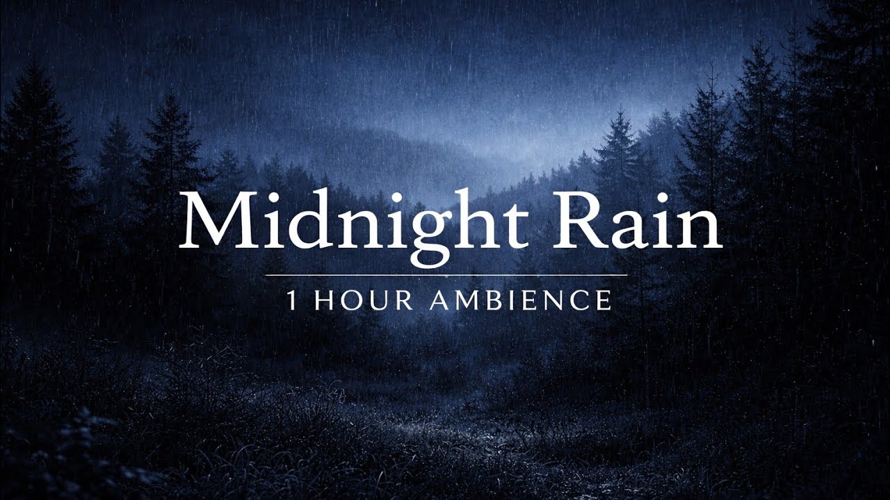 Rain in the Dark 🌙 Quiet Night Vibes