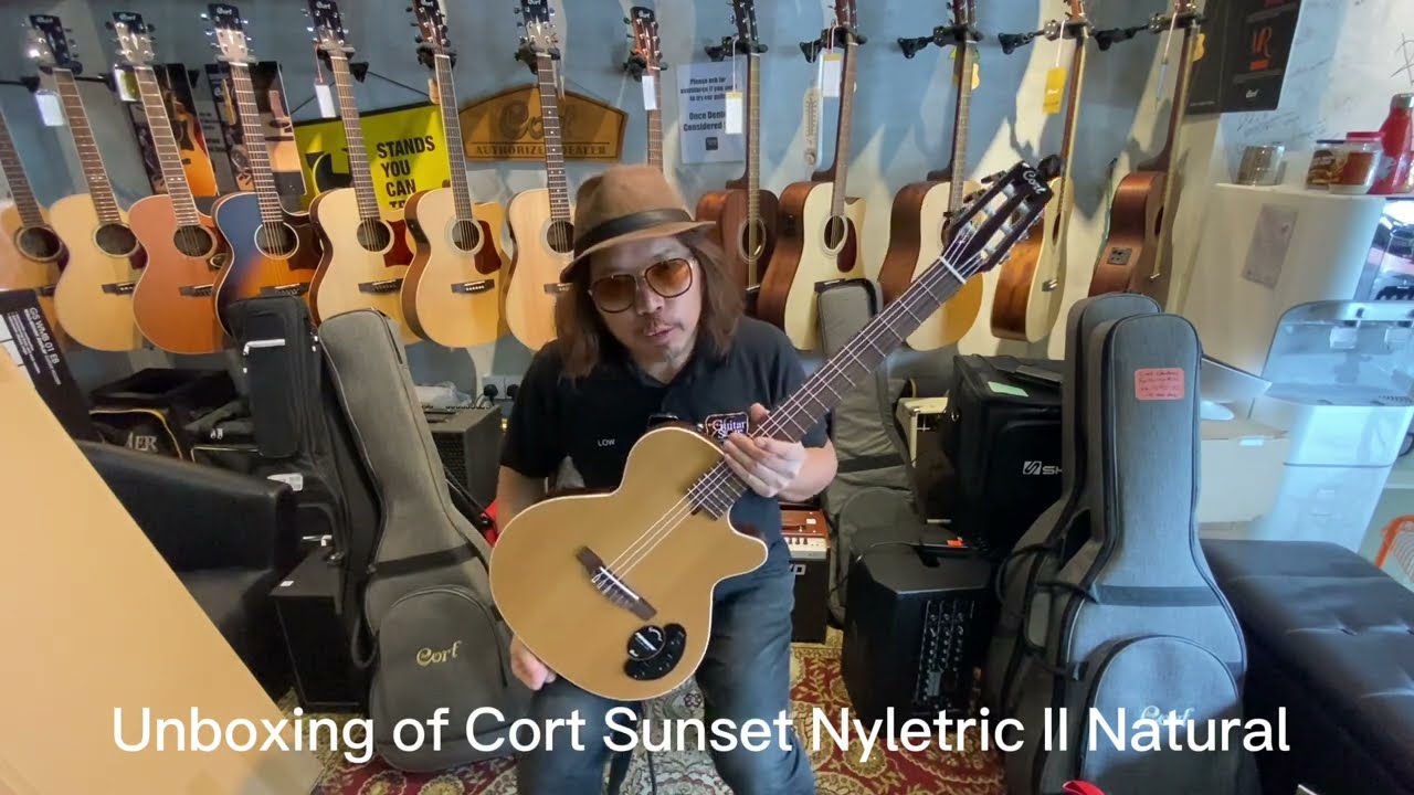 Cort Sunset Nyletric ll Natural - unboxing
