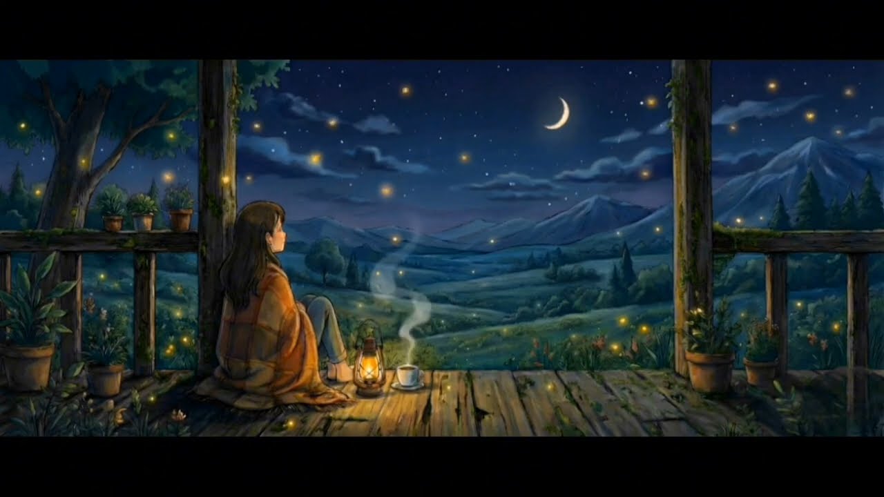 A Quiet Corner — Relaxing Cicada Lullaby Mix (Harp, Piano & Cicadas)