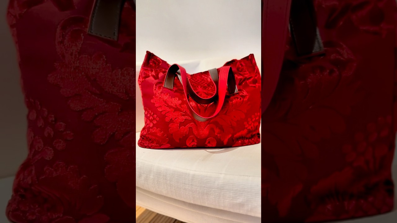 Tutorial BORSA fai da te in tessuto damascato  #sewing #diy #diybags #bag #cucire #handmade #bags