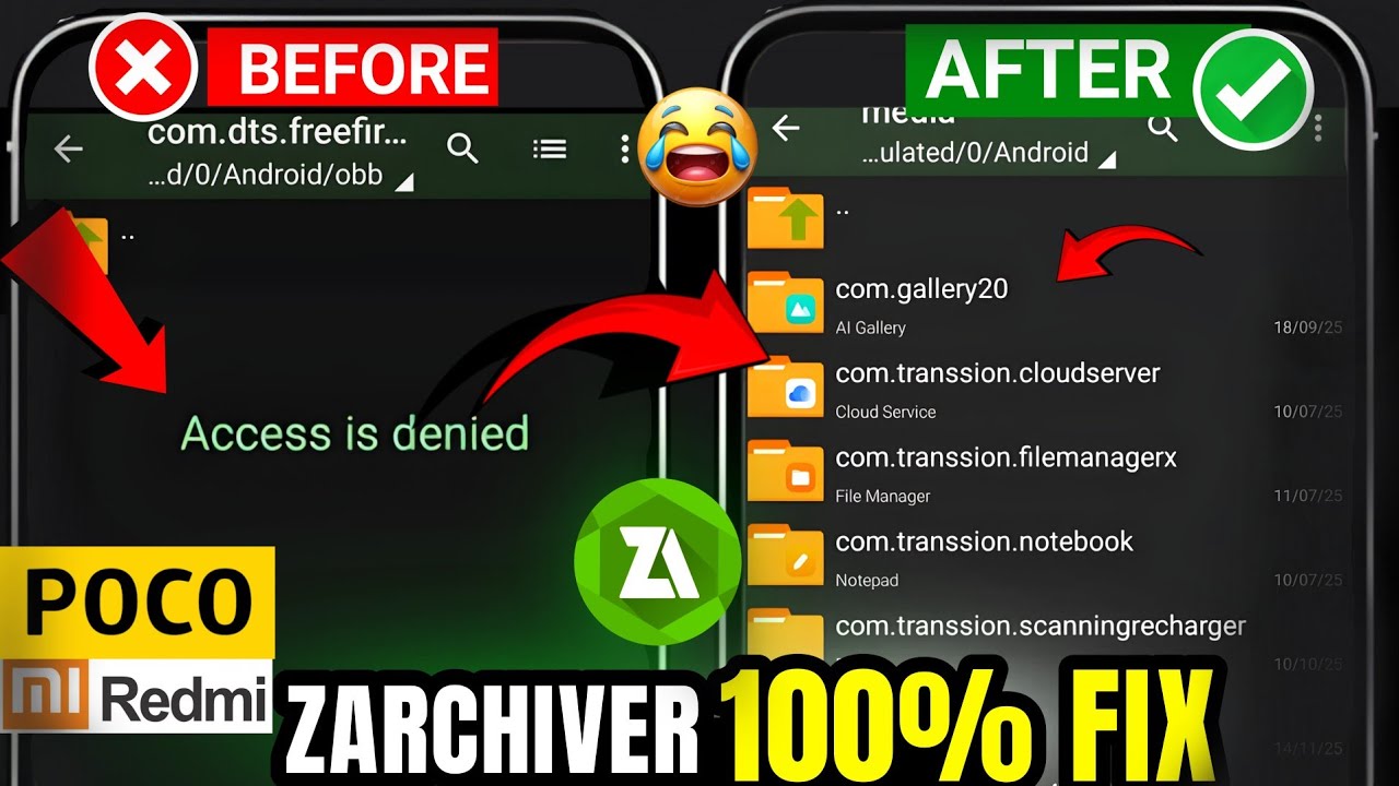 Zarchiver Access Is Denied Poco | Zarchiver Access Is Denied Redmi | Zarchiver Access Is Denied