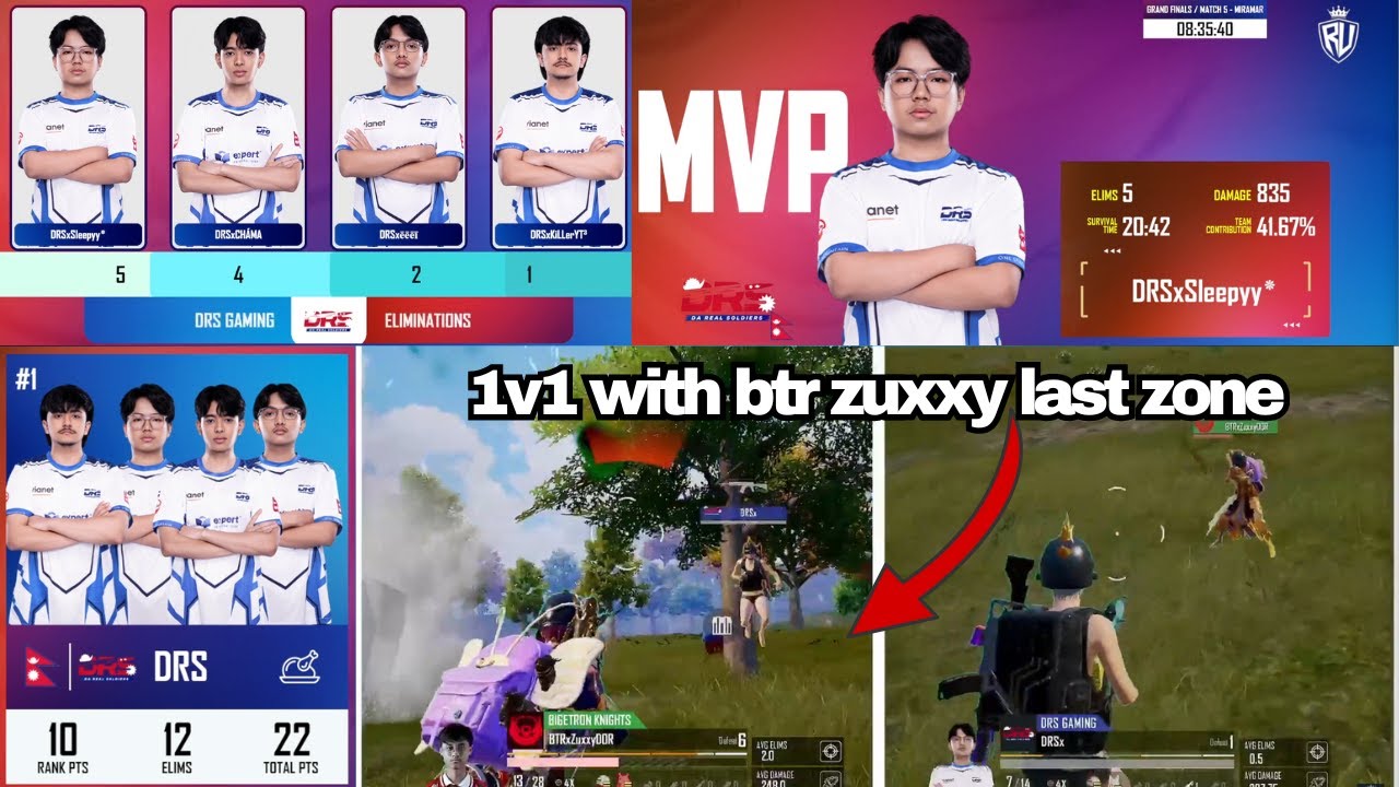 Sleepy🥶||Drs Gaming Nepal 12 Elims + Chicken in Ruthless Night Of Champions