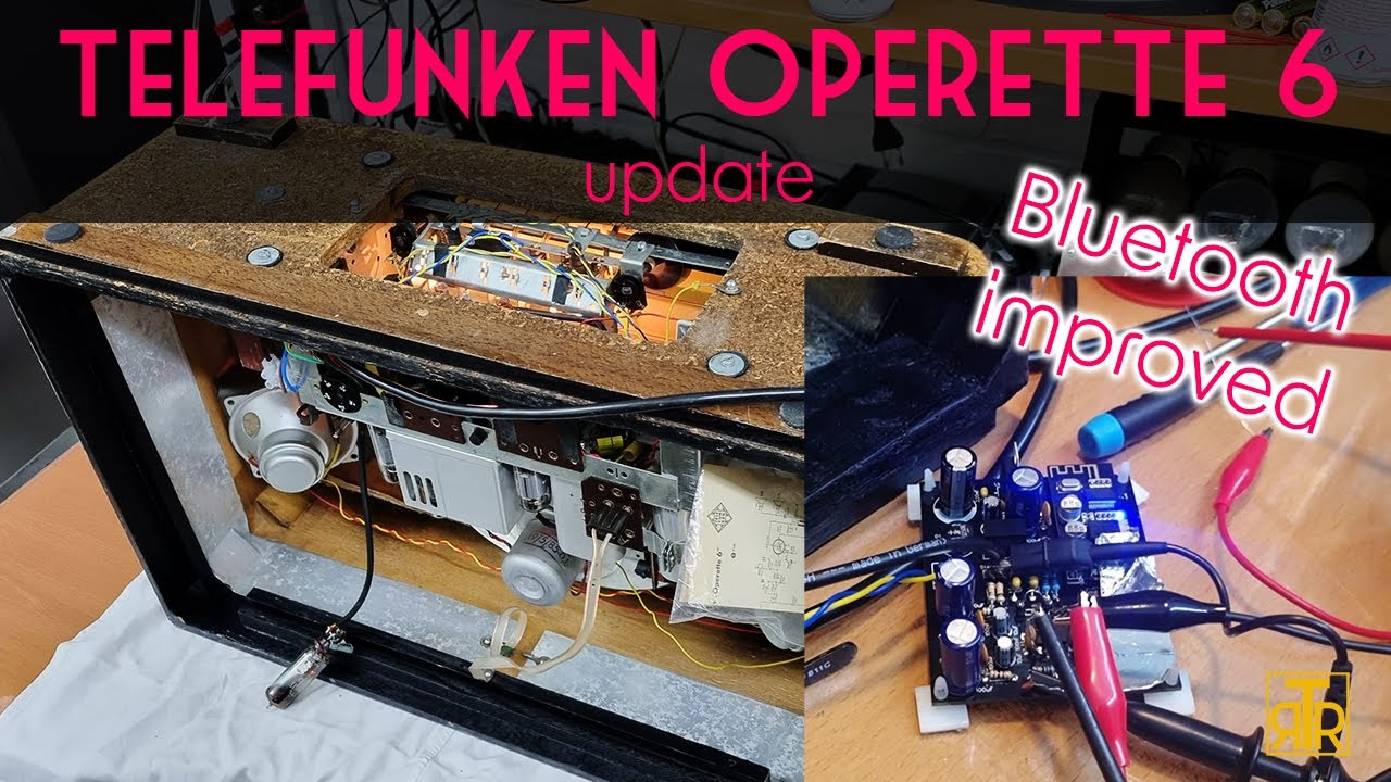An update on the Telefunken Operette 6: Improving Bluetooth & some other fixes