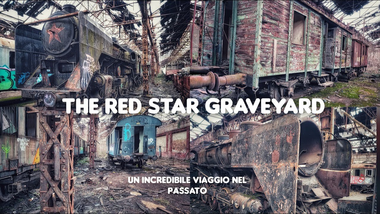 The Red Star Graveyard - Il cimitero dei treni URBEX [4K]
