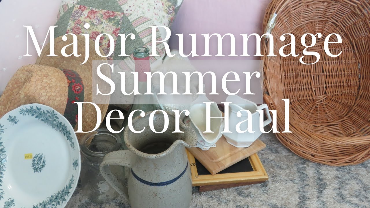 What to look for to find Summer home Decor | $15 for ALL this! Massive Cottage Farmhouse Decor haul