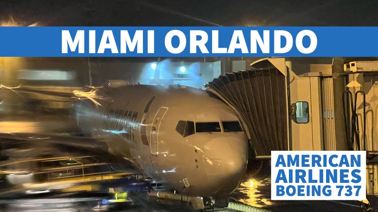 Vuelo a Orlando desde Miami - 737 de American Airlines