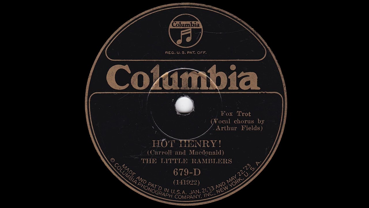 1926 The Little Ramblers - Hot Henry! (Arthur Fields, vocal)