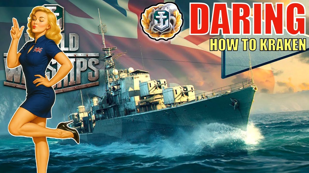 How to Kraken in HMS Daring | WoWS Tier X DD Gameplay