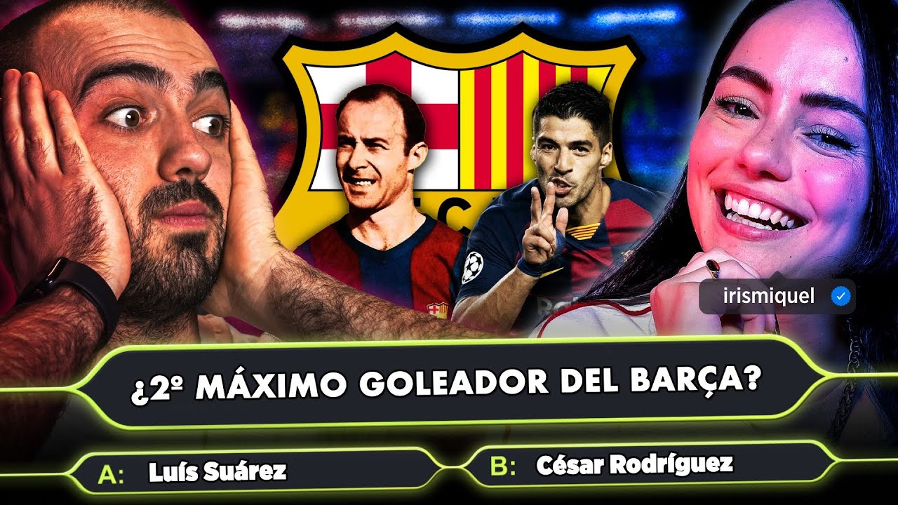 ¿QUIÉN SABE MÁS DEL FC BARCELONA? | QUIZ FÚTBOL CON IRIS MIQUEL
