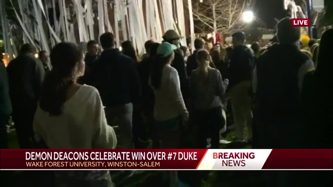Demon Deacons celebrate