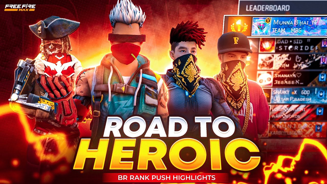 Road To Heroic in 4 Hours With Ajjubhai Amit Bhai & Romeo gamer - Free fire Hindi - Munna Bhai Hindi