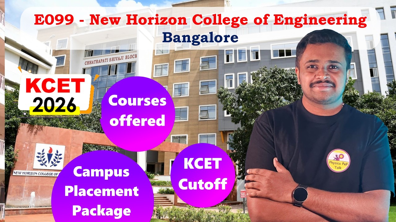 NHCE Bangalore Seat Matrix 2026 🔥| New Horizon E099 KCET Cut Off Ranks | Placement Report 2026