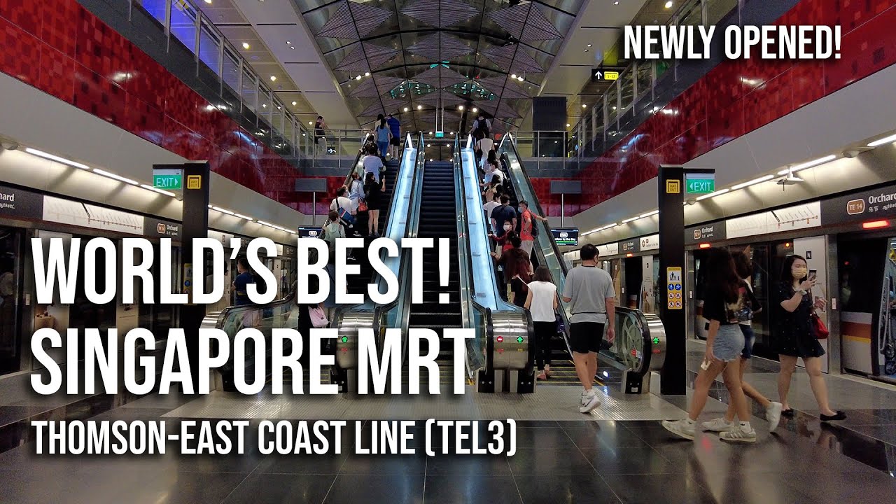 【4K】Now Open! World Class MRT Station | TEL 3 | Singapore Development | Thomson-East Coast Line