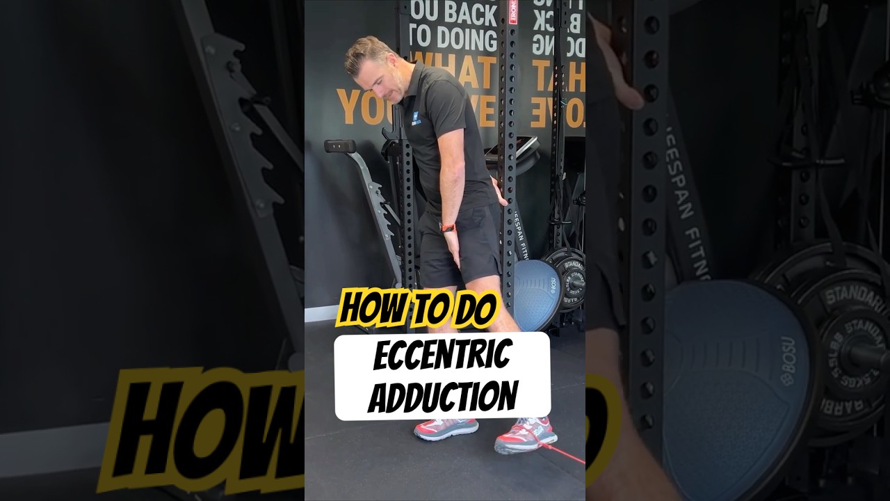 ECCENTRIC HIP ADDUCTION for a Groin Strain or Tendinopathy