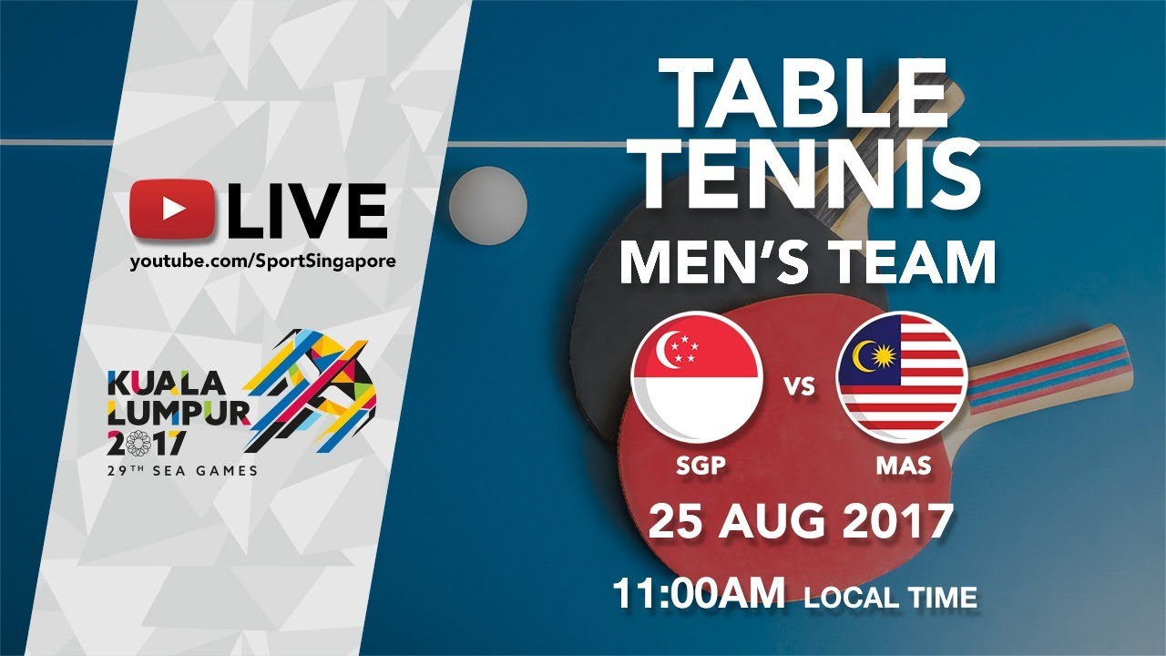 Table Tennis 🏓 Men's Team: Singapore 🇸🇬 vs 🇲🇾 Malaysia | 29th SEA Games 2017