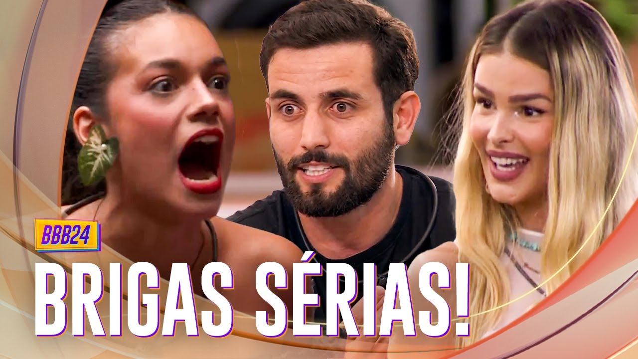 QUATRO TRETAS SÉRIAS DO BBB 24! ⚡️ YASMIN X DAVI, ALANE X JUNINHO E MATTEUS CONTRA PITEL! | BBB 24