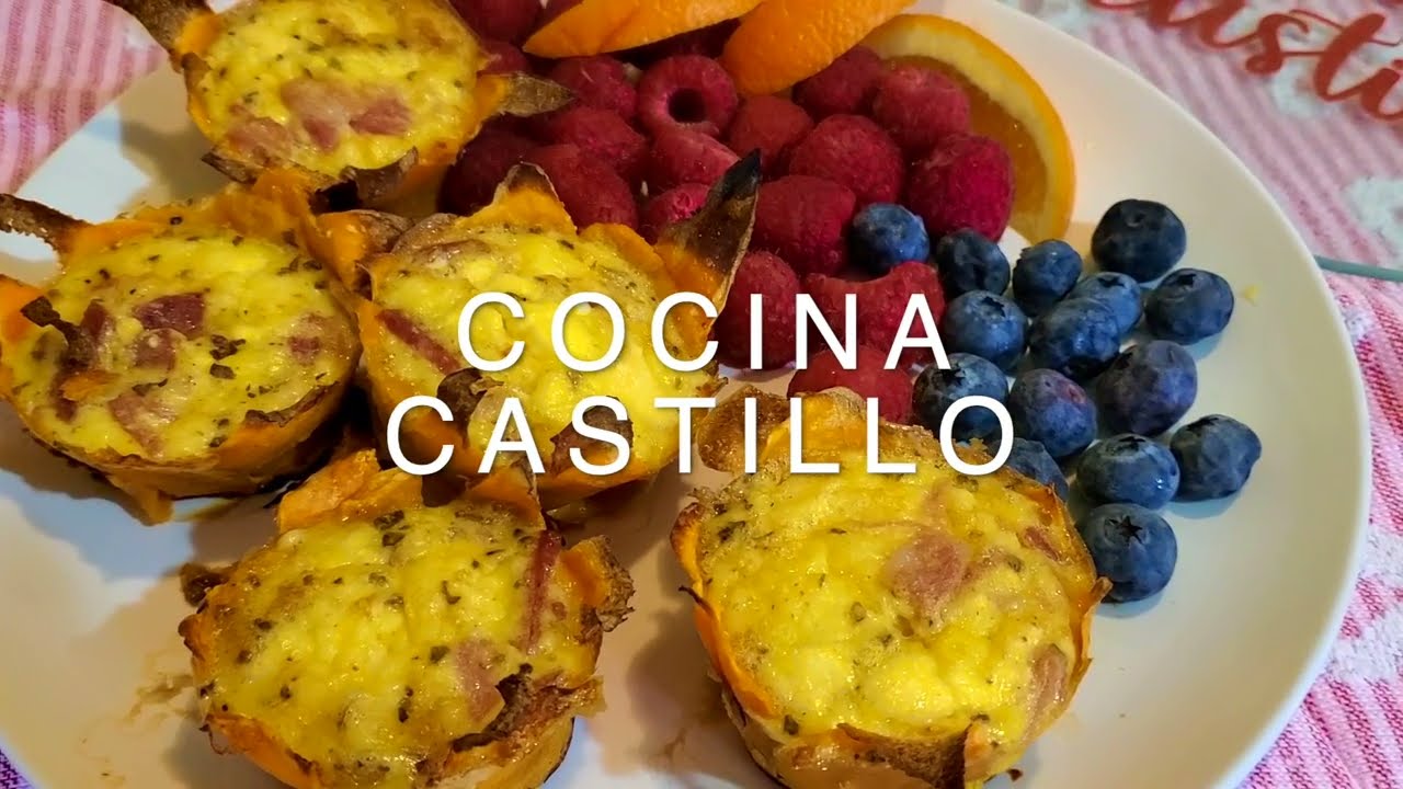 Canastas de batata dulce/ Sweet potato baskets