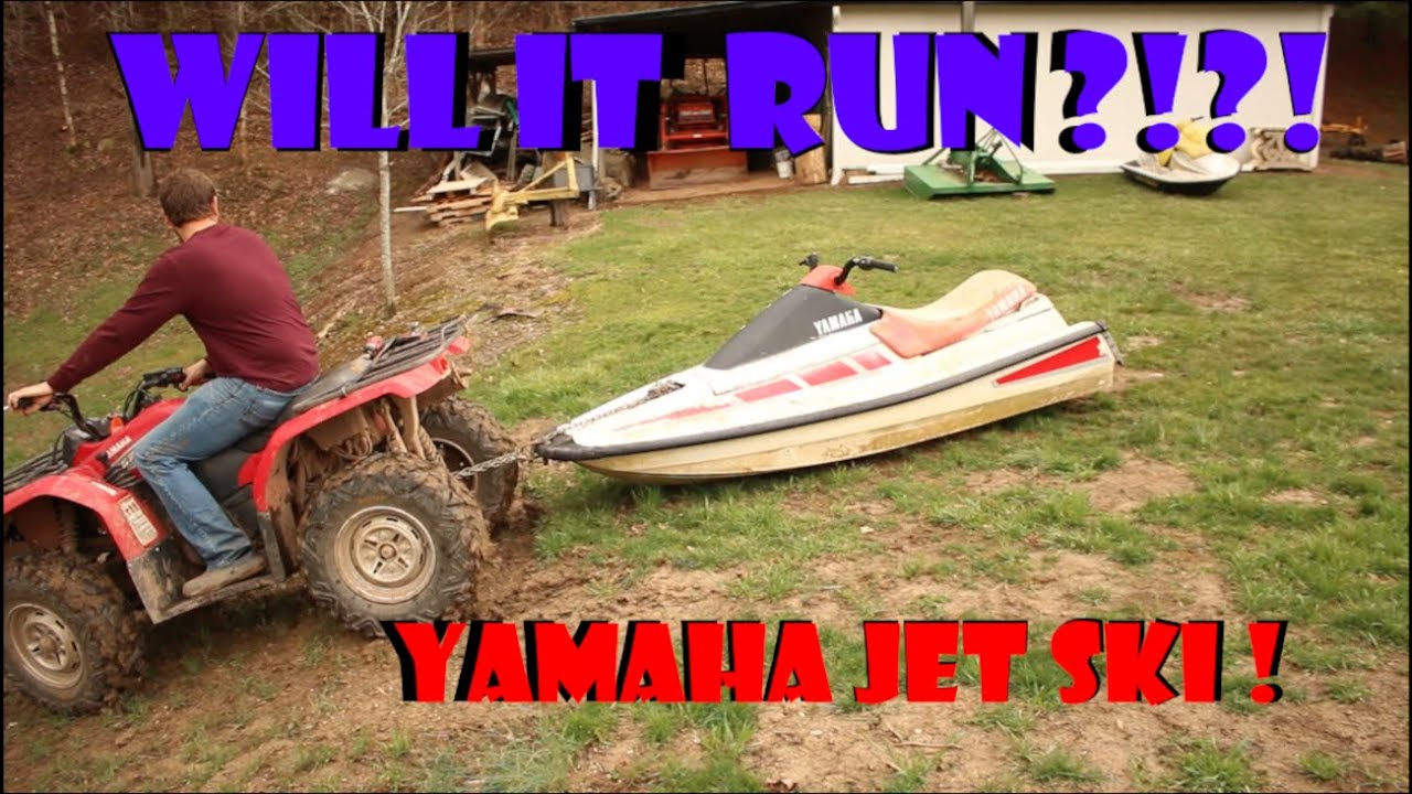 WILL IT RUN?!?! Yamaha WaveRunner - JET SKI