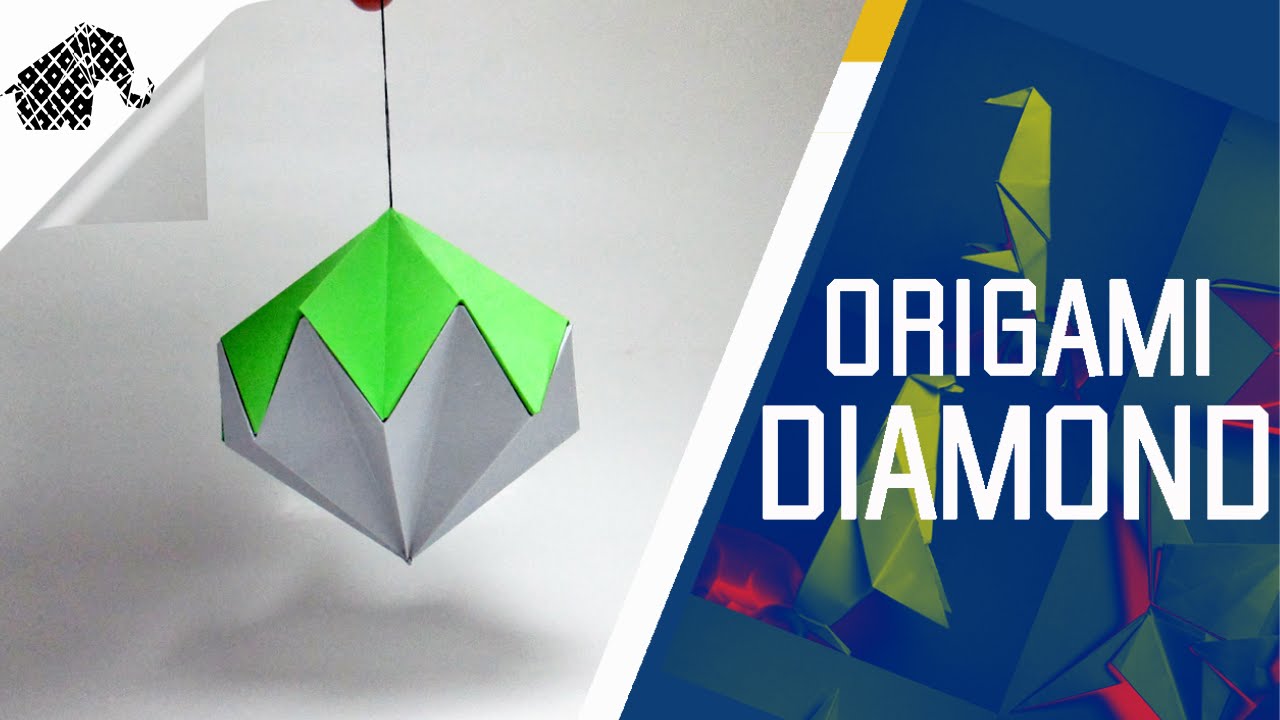 Origami - How To Make An Origami Diamond