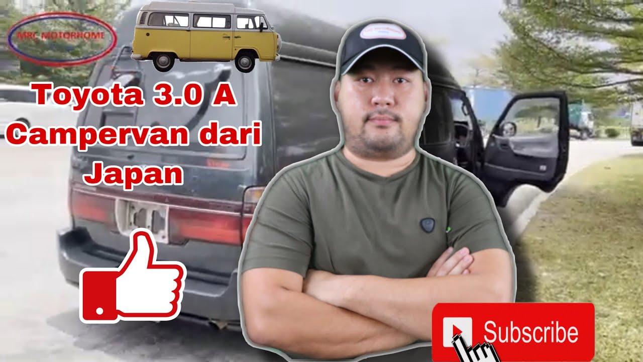 Toyota Hiace 3.0 ( A) Campervan Unreg di Malaysia dgn harga sangat murah #mrcmotorhome #campervan